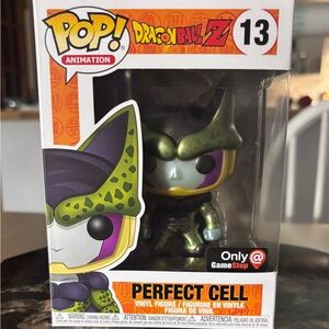 Funko Pop! Animation Dragon Ball Z Perfect Cell MetallicGameStop Exclusive # 13